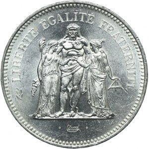 Francja, 50 franków 1976 Paryż, Herkules