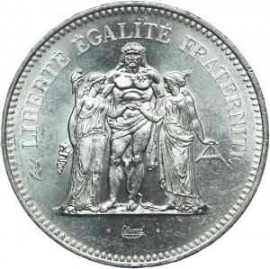 France, 50 francs 1976 Paris, Hercules