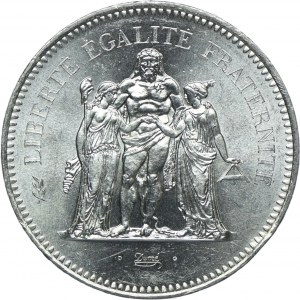 France, 50 francs 1977 Paris, Hercules