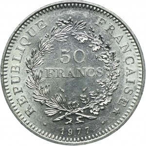 France, 50 francs 1977 Paris, Hercules