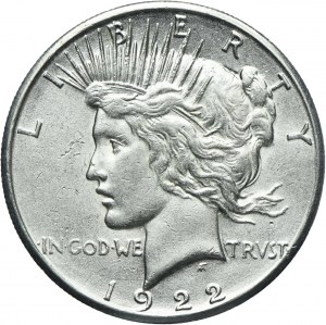 USA, $1 1922 Peace, S/San Francisco