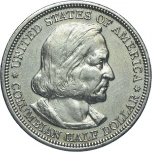 USA, 1/2 dollar 1892 Philadelphia, World's Columbian Exposition