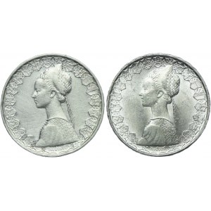 Włochy, zestaw 500 lirów 1959-1966 Rzym (2szt.)