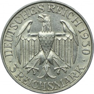 Niemcy, Republika Weimarska, 3 marki 1930 A, Berlin