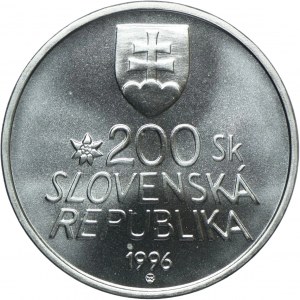Slovakia, 200 crowns 1996 Kremnica