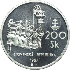 Slovakia, 200 crowns 1997 Kremnica