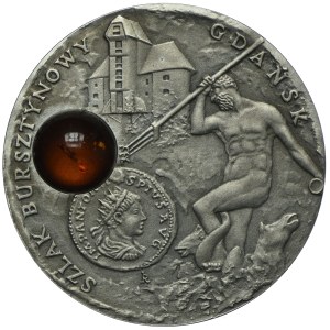 Niue, 1 dolar 2008 Szlak Bursztynowy - Gdańsk