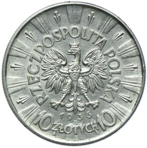 10 zloty 1936, Józef Piłsudski