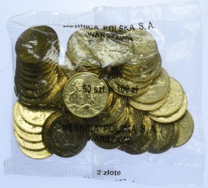 Mint bag (50pcs), 2 gold 2005 Tadeusz Makowski