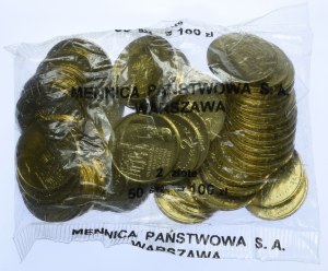 Mint bag (50pcs), 2 gold 2003 150th Anniversary of the Birth of the Oil and Gas Industry