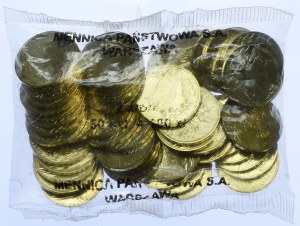 Mint bag (50pcs), 2 gold 2005 Puffin