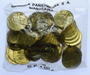 Mint bag (50pcs), 2 gold 2001 Henryk Wieniawski
