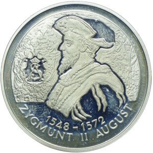 III RP, 10 złotych 1996 Zygmunt II August, popiersie