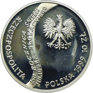 10 złotych 1999, 150. rocznica śmierci Juliusza Słowackiego