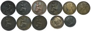 Great Britain, set 1807-1895 (11pcs).