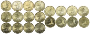 USA, $1 set 2000-2008 (20pcs).