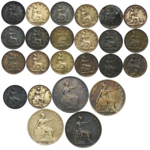 Set, Great Britain 1865-1901 (24pcs).