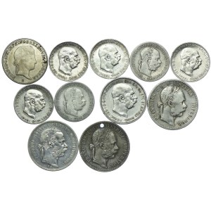 Austro-Węgry, zestaw 1842-1915 (11szt.)