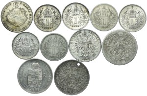 Austria-Hungary, set 1842-1915 (11pcs).