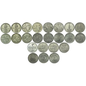 Rosja/ZSRR, zestaw 1 rubel 1965-1986 (23szt.)