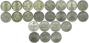 Russia/USSR, set of 1 ruble 1965-1986 (23pcs.)