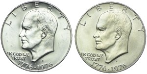 USA, $1 set 1976 San Francisco (2pc).