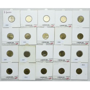 2 grosze 1990-2023 (46szt.)