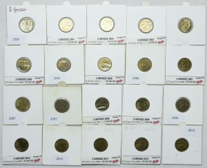 2 pennies 1990-2023 set (46pcs).