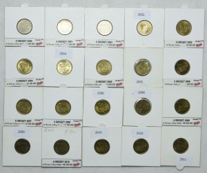 5 pennies 2000-2023 set (48pcs).