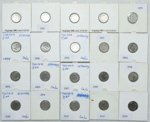 10 pennies 1990-2021 set (45pcs).
