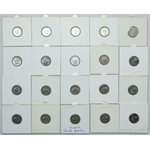 III RP, 10 groszy 1990-2021 komplet (45szt.)