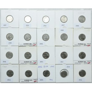 20 groszy 1997-2022 (39szt.)
