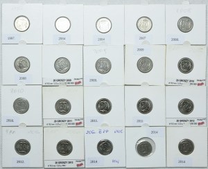 20 pennies 1997-2022 (39pc).