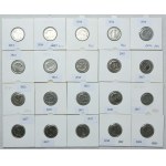 50 groszy 1991-2023 (50szt.)