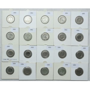 III RP, 1 złoty 1991-2022 (75szt.)