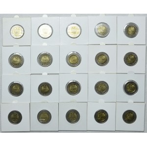 5 złotych 2014-2023 okolicznościowe (90szt.)