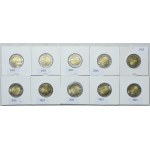 5 złotych 2014-2023 okolicznościowe (90szt.)