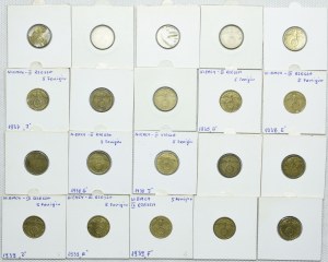 Germany, Third Reich, set of 5, 10 fenig 1937-1939 (43pc).