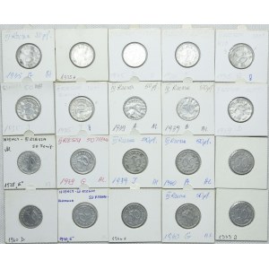 Niemcy, III Rzesza, zestaw 50 fenigów 1935-1943 (41szt.)