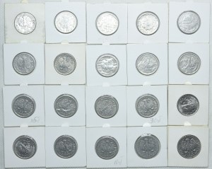 People's Republic of Poland set, 2 gold Berry, 5 gold Fisherman 1958-1974 (32pcs).