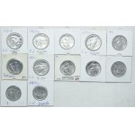 Zestaw PRL, 2 złote Jagody, 5 złotych Rybak 1958-1974 (32szt.)