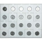Zestaw PRL, 50 groszy 1949, 1 złoty 1949-1986 (107szt.)