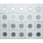 Zestaw PRL, 50 groszy 1949, 1 złoty 1949-1986 (107szt.)