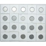 Zestaw PRL, 50 groszy 1949, 1 złoty 1949-1986 (107szt.)