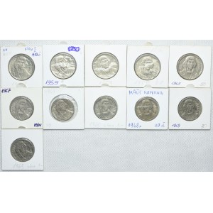 Zestaw PRL, 10 złotych 1959-1969 Mikołaj Kopernik (11szt.)