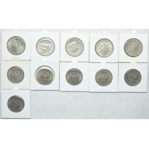 Zestaw PRL, 10 złotych 1959-1969 Mikołaj Kopernik (11szt.)