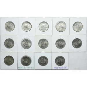 PRL, zestaw 20 złotych 1973-1977 (14szt.)