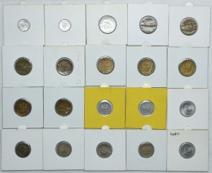 Set of IIRP, PRL, 20, 50 pennies 1923, 1, 5, 10, 20, 50 pennies 1949-1970 (31pcs).