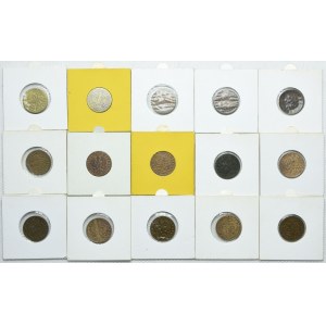 Zestaw II RP, 5 groszy 1923-1939 (15szt.)