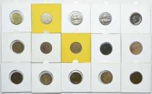 Second Republic set, 5 pennies 1923-1939 (15pcs).